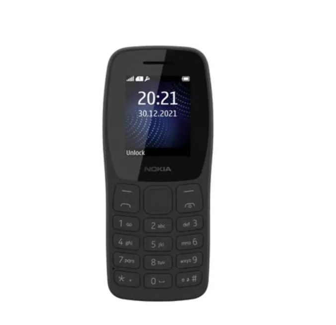 Nokia 105 Classic Single SIM 4MB Charcoal Without Charger- 2G Handset